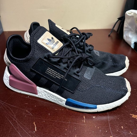adidas | Shoes | Adidas Mens Black Nmd R V2 H6330 Cushioned Athletic  Running Shoes Size Us 12 | Poshmark